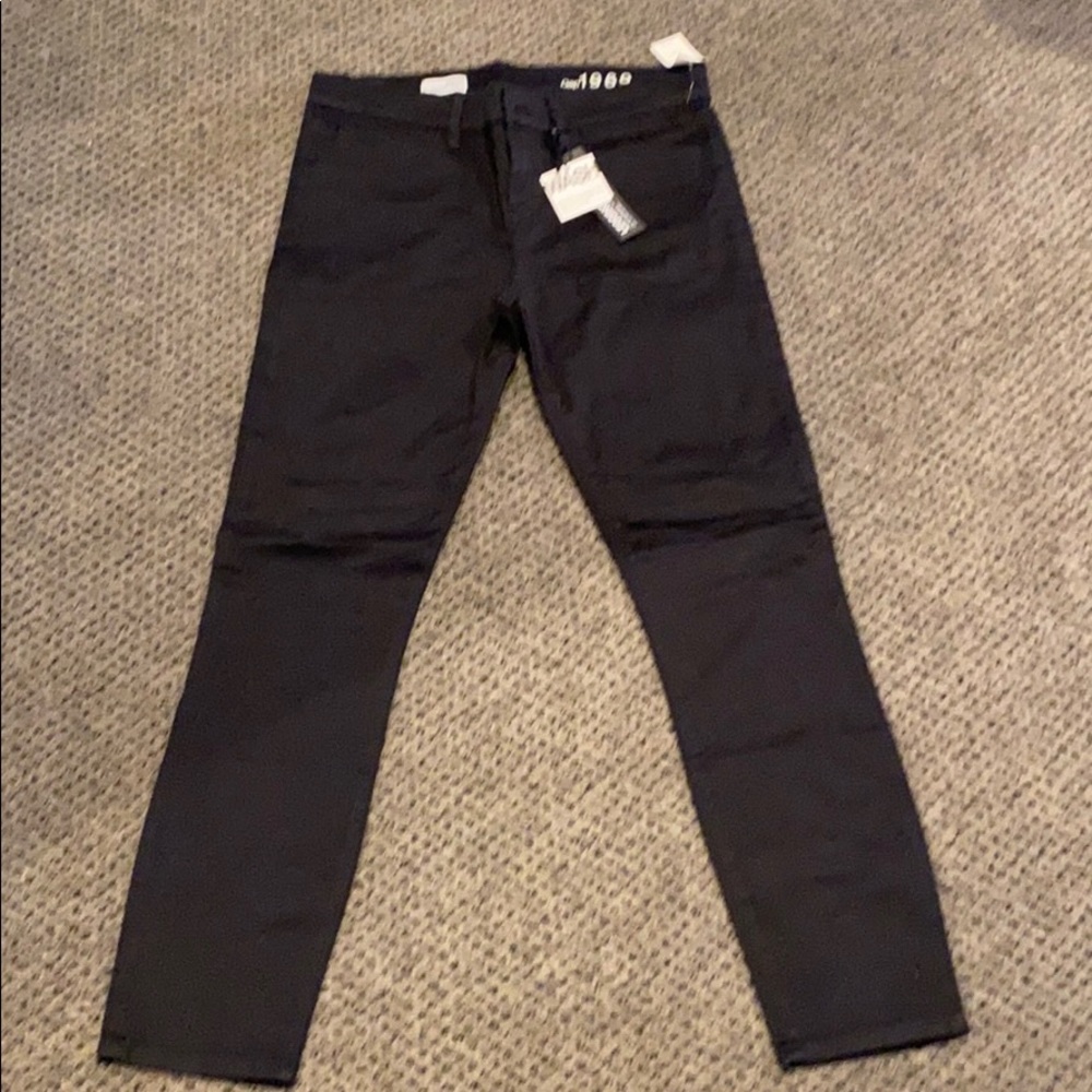 NWT Gap Black legging stretch jeans sz29
